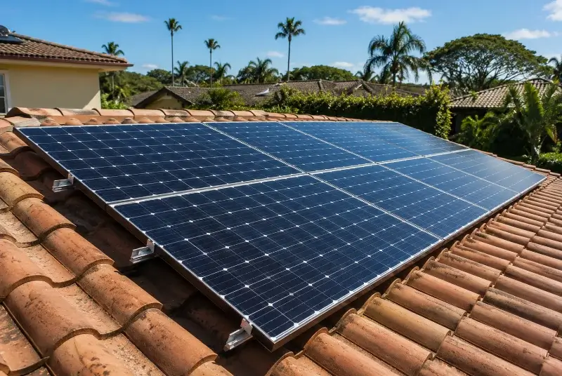 Installation de panneaux solaires à Bourdic